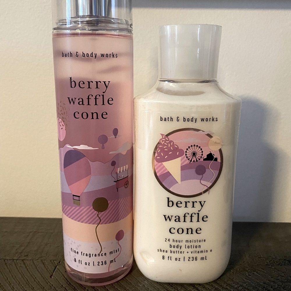 Bath and Body Works “Berry Waffle Cone” Set